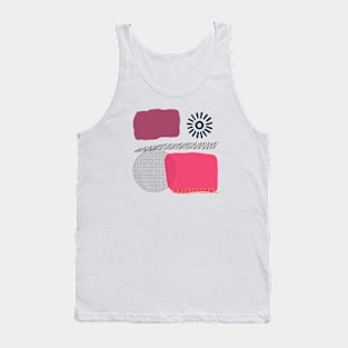 Abstract print Tank Top